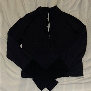 lululemon Black quarter zip